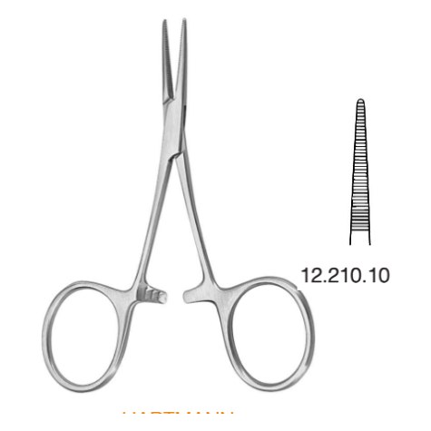PINZA HARTMANN 10CM RECTA