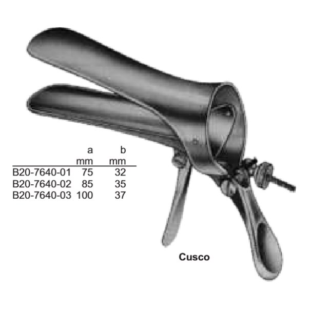 ESPECULO VAGINAL CUSCO 75X32MM