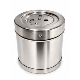 TAMBORES PERFORADO - ACERO INOXIDABLE 304 - ECONOX® Ø 12 x 12 cm, capacidad 1.350 ml