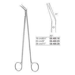 TIJERA VASCULAR DE BAKEY 23CM 25°