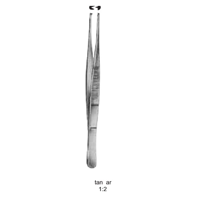 PINZA DISECCIÓN 11,5CM 1X2