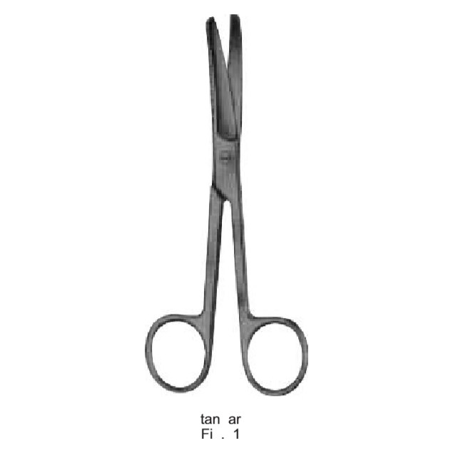 TIJERA DE CIRUGIA 14CM CURVA R/R