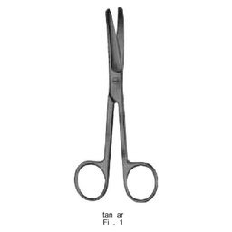 TIJERA DE CIRUGIA 14CM CURVA R/R