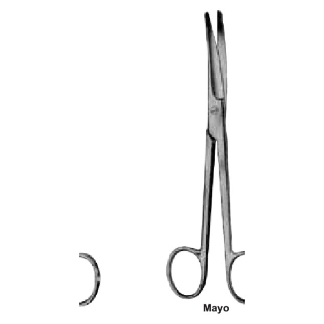 TIJERA MAYO 17CM CURVA