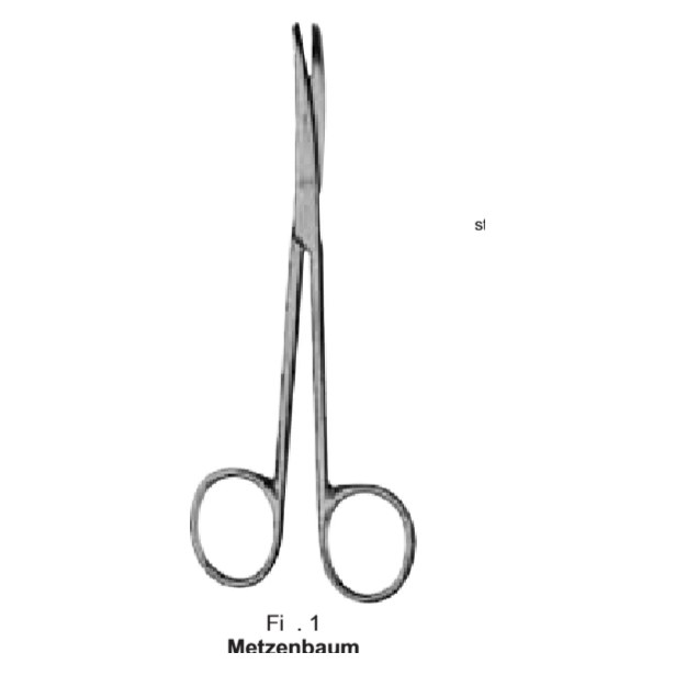 TIJERA METZENBAUM 14CM CURVA