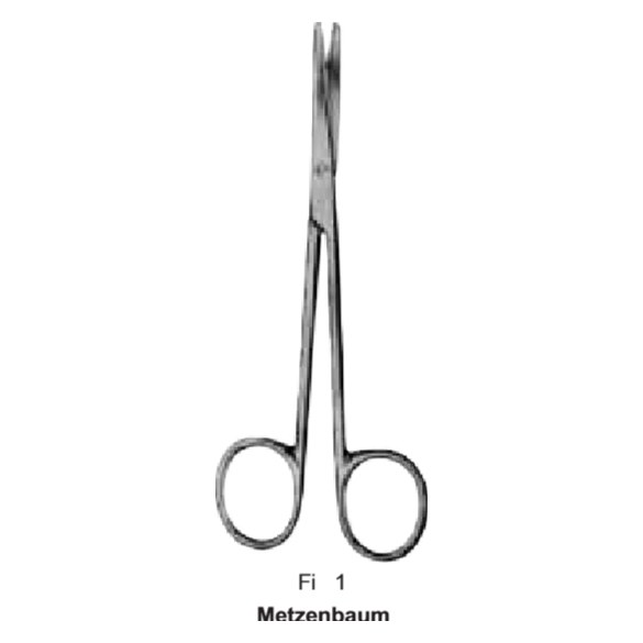TIJERA METZENBAUM 14CM RECTA
