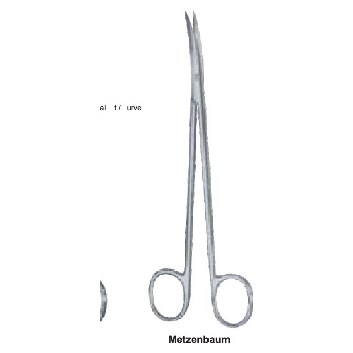 TIJERA METZENBAUM 20CM CURVA A/A