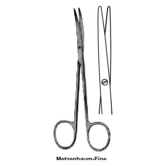 Tijeras Metzenbaum-Fine de 14 cm curva