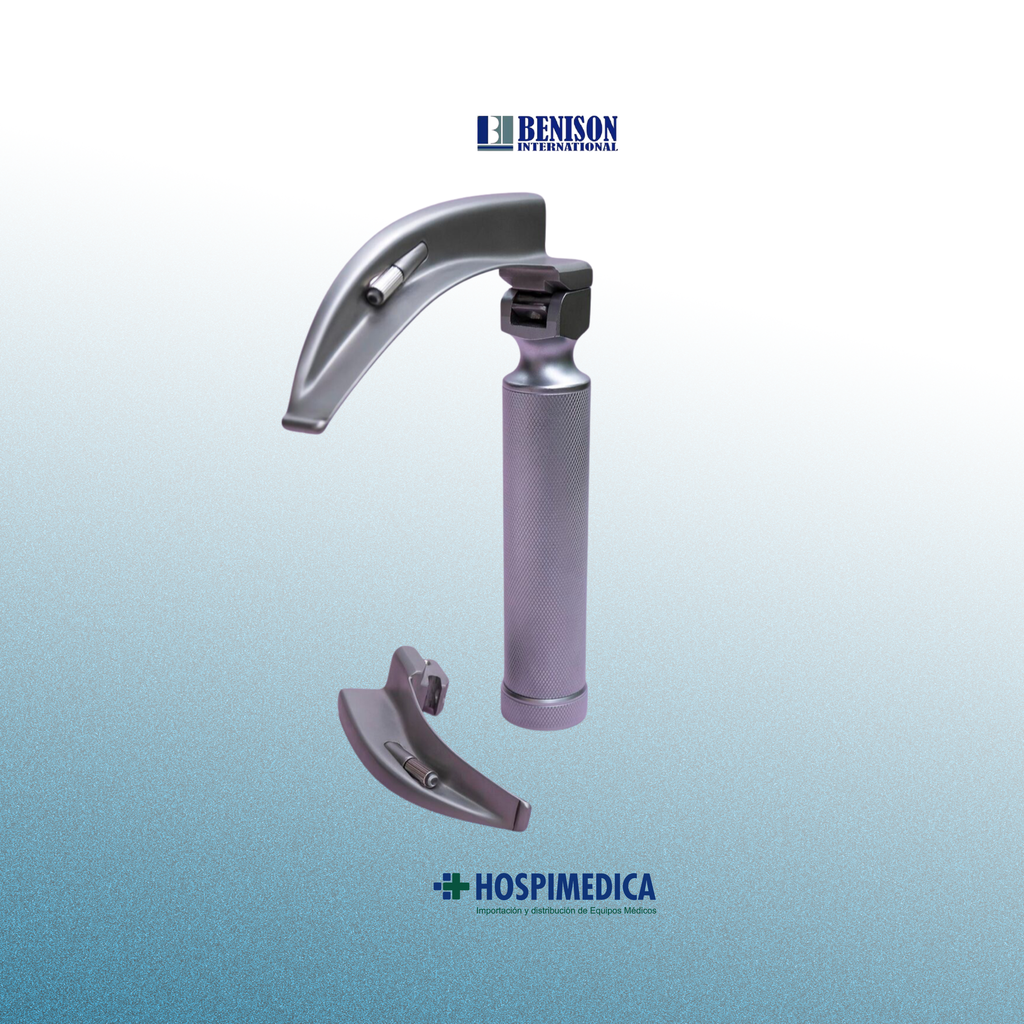 LARINGOSCOPIO MACINTOSH FIBRA OPTICA