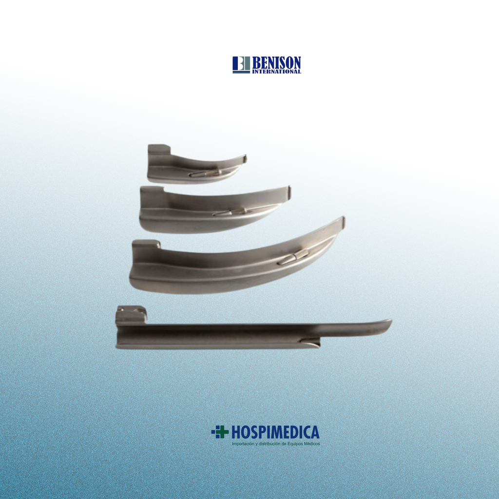 Pala para laringoscopio (Fibra óptica)